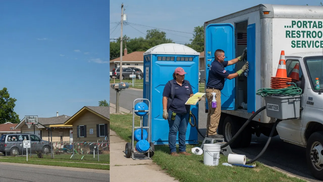 Portable Toilet Rental in Halliday, ND near me